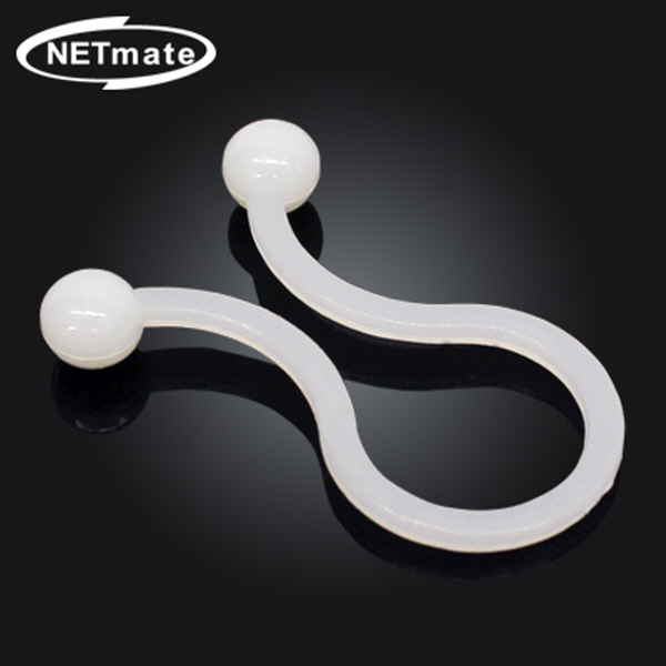 NETmate NMT-TL13 케이블 정리용 트위스트 케이블 타이 (13.3mm/화이트/100EA)