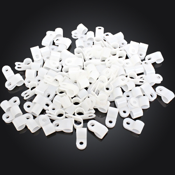 NETmate NMT-316R 케이블 정리용 클램프 (4.8mm/화이트/100EA)