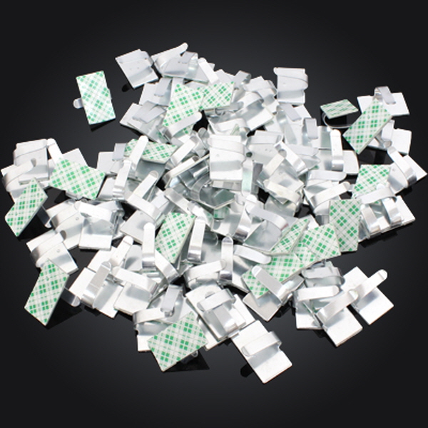 NETmate NMT-CB4 케이블 정리용 메탈 클램프 (25x15mm/100EA)