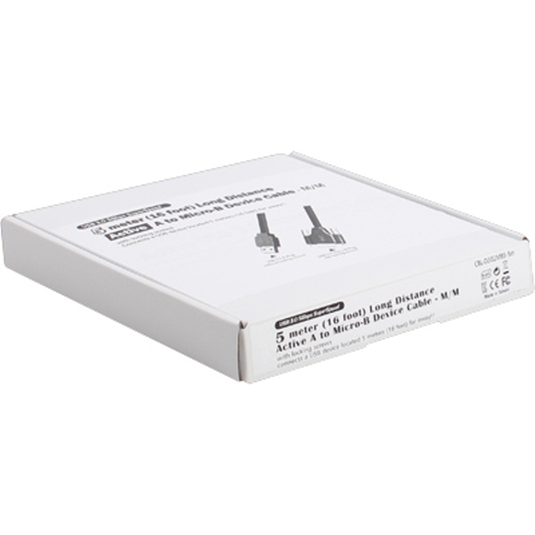 NETmate CBL-D302MBS-20M USB3.0 AM-MicroB(Lock) 리피터 20m