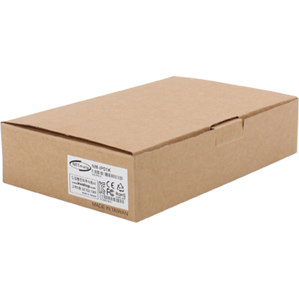 NETmate NM-IP01K IP 장거리 전송장치 + 4포트 허브(200m)