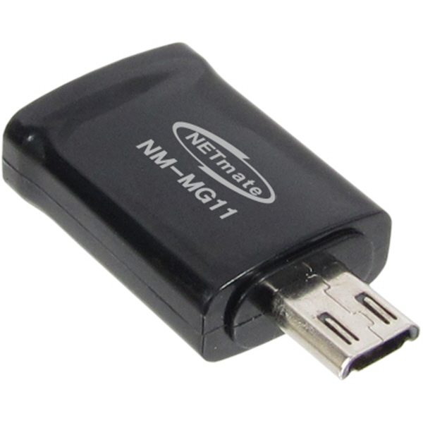 NETmate NM-MG11 MHL 5핀 to 11핀 변환 젠더(블랙)