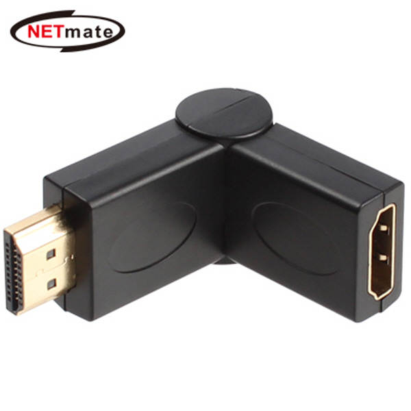 NETmate NM-HG16 HDMI M/F 180° 회전 젠더