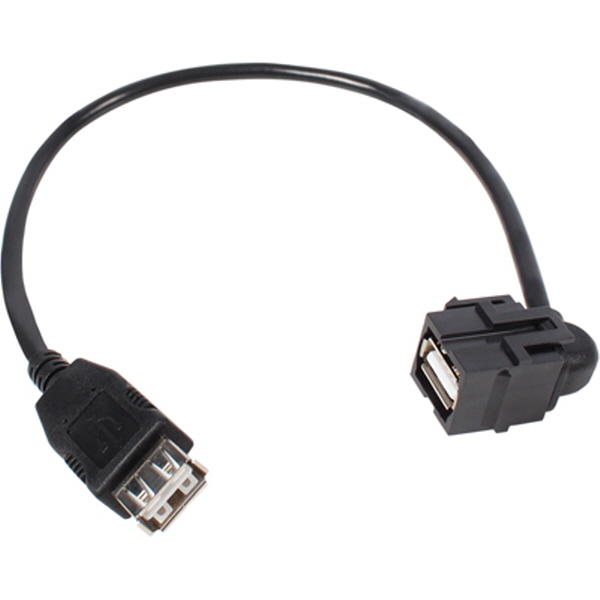 TNT NM-TNTG04 USB2.0 AF/AF 스냅인 멀티미디어 케이블 타입 모듈 0.3m