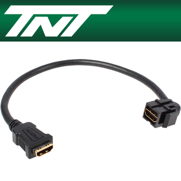 TNT NM-TNTG07 HDMI F/F 스냅인 멀티미디어 케이블 타입 모듈 0.3m
