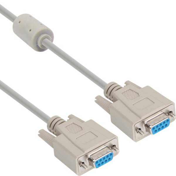 NETmate NMC-SFF100 9핀 NULL MODEM 케이블(필터) 10m