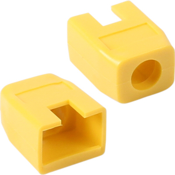 PLUG MASTER NM-SR003Y RJ-45 각부트(6Ø/옐로우/100개)