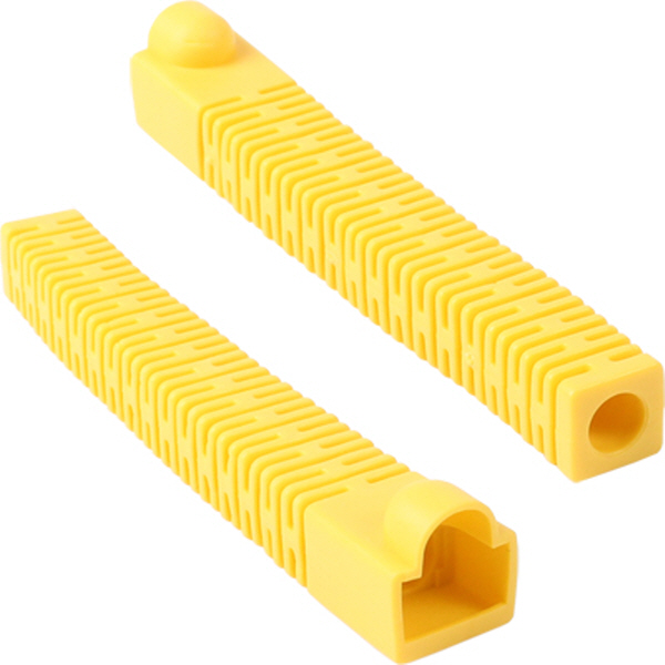 PLUG MASTER NM-SR013Y RJ-45 롱타입 통부트(6Ø/옐로우/30개)