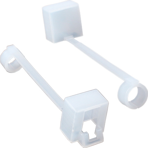 PLUG MASTER NM-SR018 RJ-45 플러그 가이드 일체형 보호커버(클리어/100개)