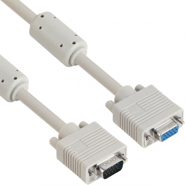 NETmate NMC-R300F RGB 3+6 모니터 연장 케이블 30m (베이지)