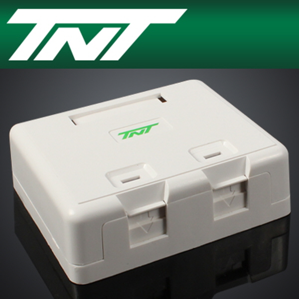 TNT NM-TNT63 노출형 2포트 아울렛 박스