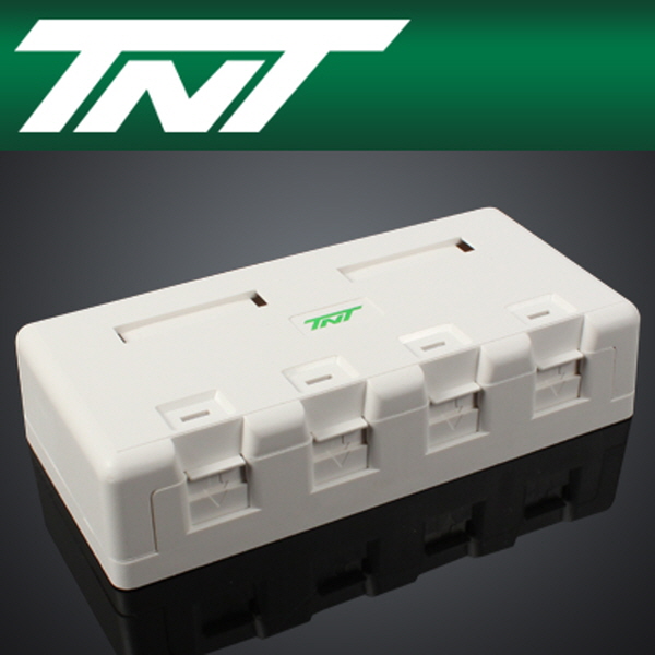 TNT NM-TNT64 노출형 4포트 아울렛 박스