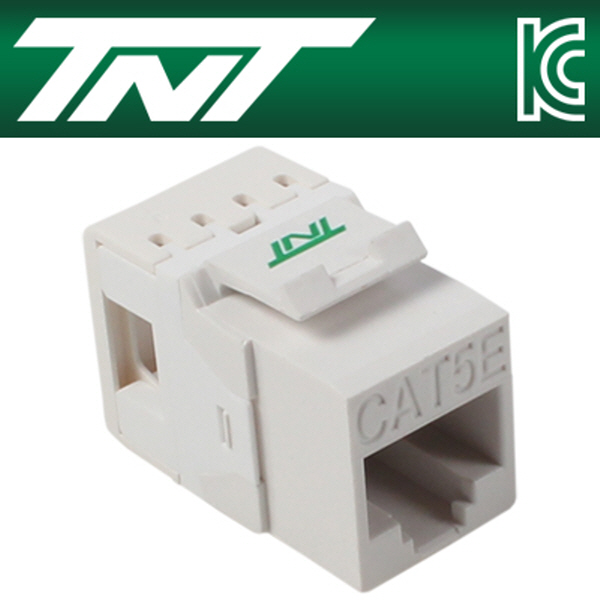 TNT NM-TNT79 CAT.5E UTP 스냅인 키스톤잭 모듈(180°)