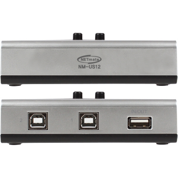 NETmate NM-US12 USB2.0 2B:1A 수동선택기(벽걸이형)