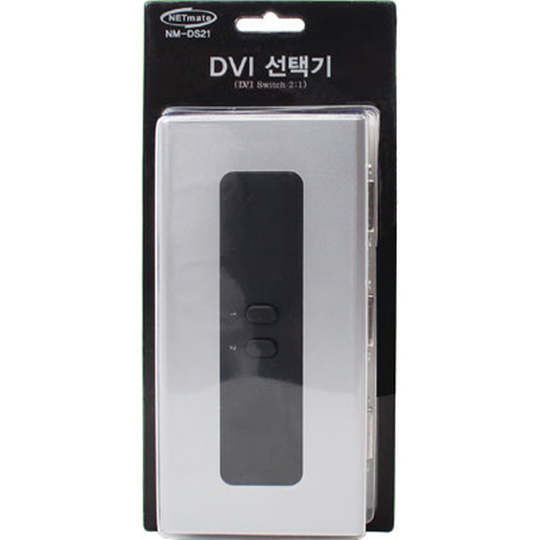 NETmate NM-DS21 DVI 2:1 수동선택기(벽걸이형)