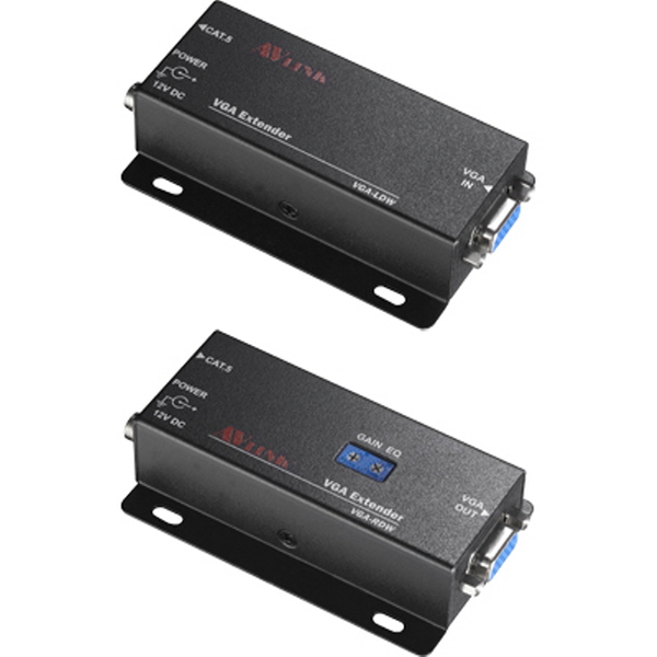 NETmate VGA-EDW VGA 1:1 벽걸이형 리피터(로컬 + 리모트)(180m)(EDID)