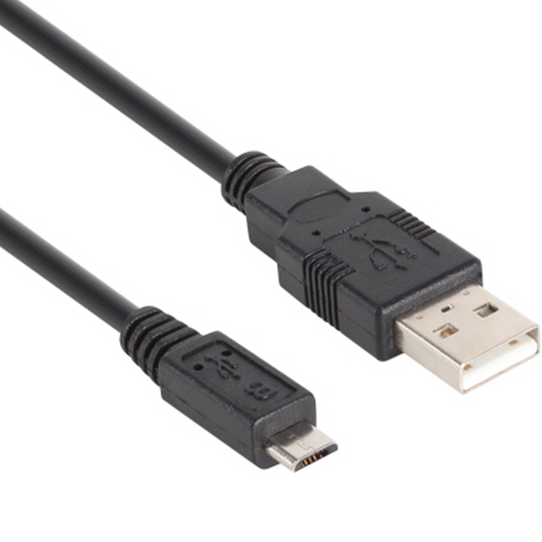 NETmate NMC-UMB03 USB2.0 마이크로 5핀(Micro B) 케이블 0.3m (블랙)