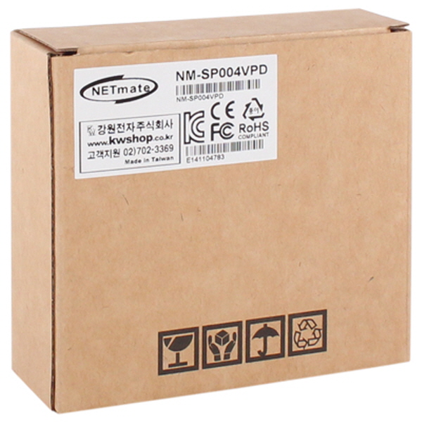 NETmate NM-SP004VPD 영상+전원+데이터(RS485) 통합 서지보호기
