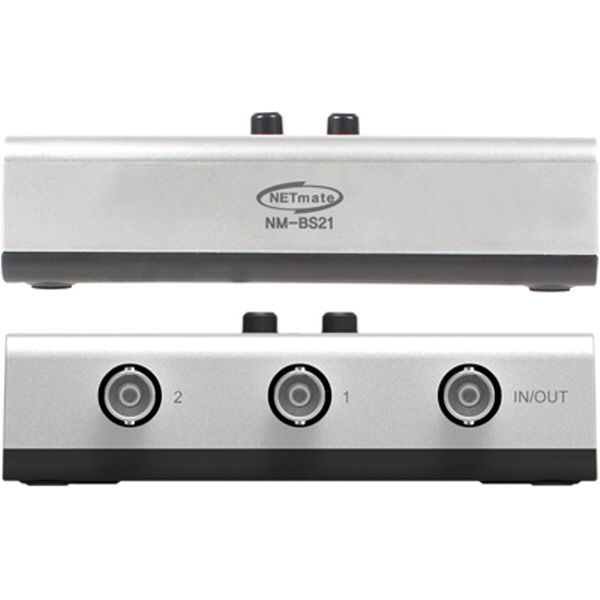NETmate NM-BS21 BNC 2:1 양방향 수동선택기(벽걸이형)