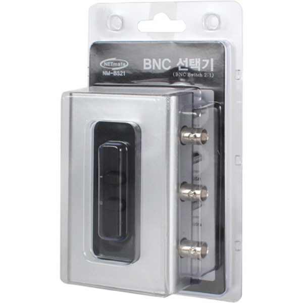 NETmate NM-BS21 BNC 2:1 양방향 수동선택기(벽걸이형)