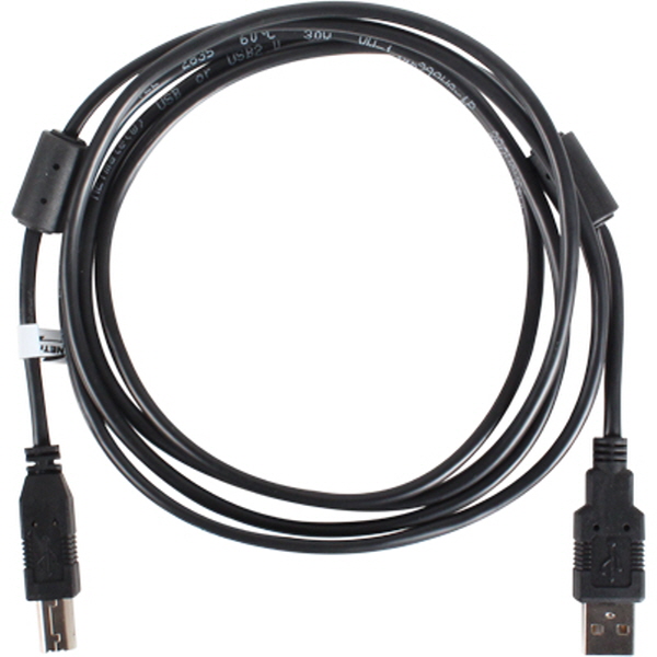 NETmate NMC-UB218C USB2.0 A-B 케이블 1.8m (블랙/노이즈필터)
