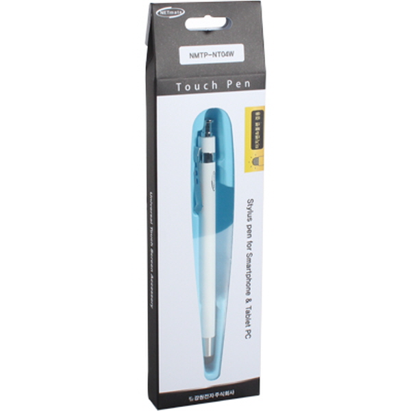 NETmate NMTP-NT04W 모바일 볼펜겸용 정전식 터치펜(화이트)