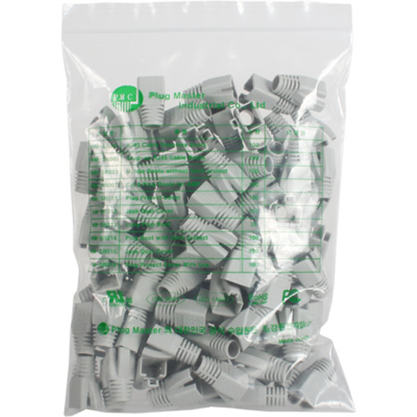 PLUG MASTER NM-SR014G RJ-45 CAT.7/6A 통부트(8Ø/그레이/100개)