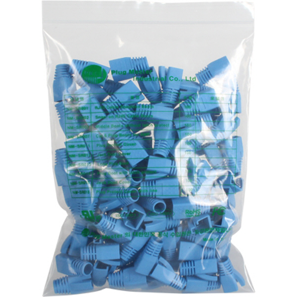 PLUG MASTER NM-SR014BL RJ-45 CAT.7/6A 통부트(8Ø/블루/100개)