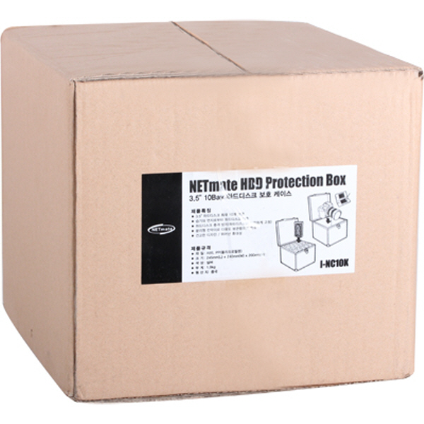 NETmate I-NC10K 다용도 알루미늄 하드디스크 보관함(3.5형 10Bay)