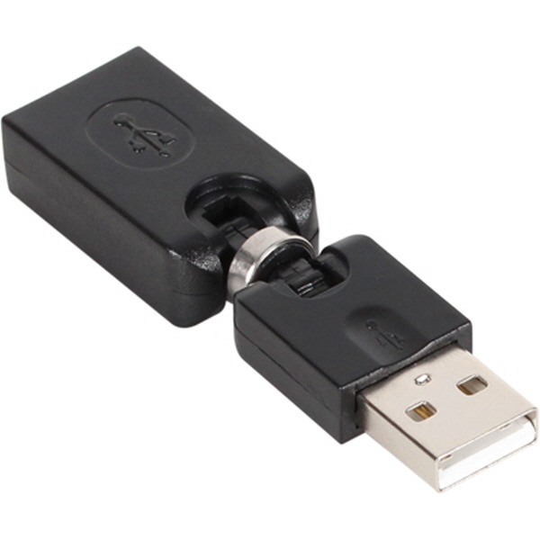 NETmate NM-UGR01 USB2.0 AM/AF 3D 젠더(블랙)