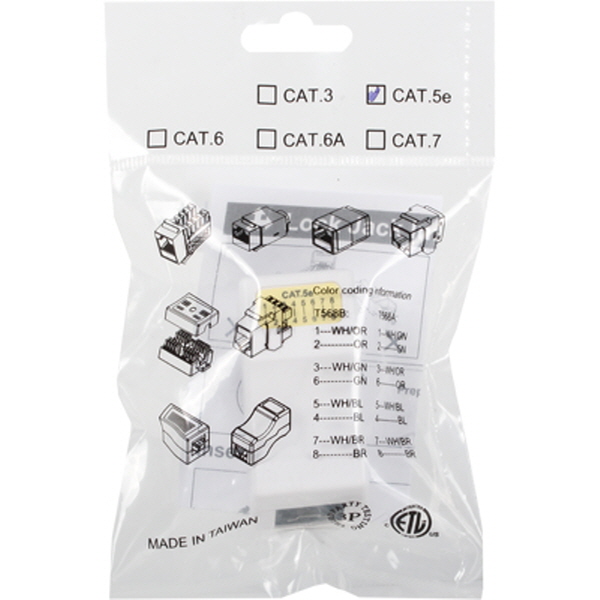 PLUG MASTER NMC-PM05L CAT.5E UTP 8P8C I형 보안(Lock) 커플러