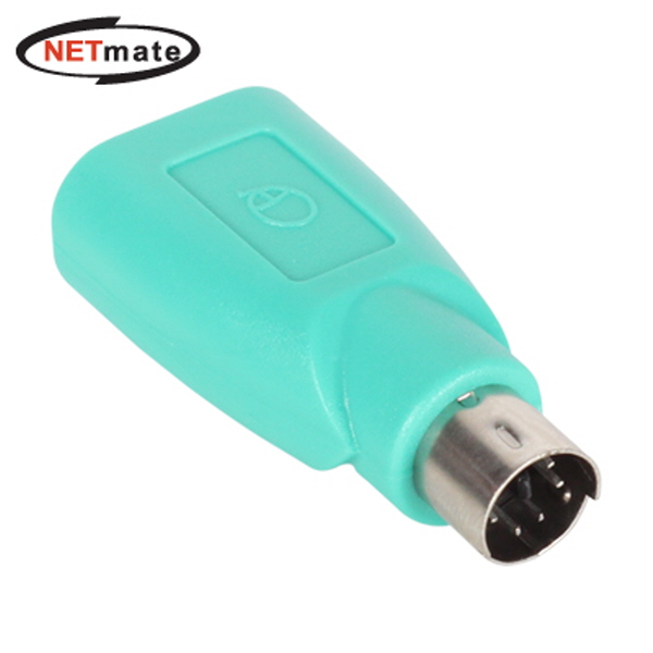 NETmate NM-UG206 USB to PS/2 젠더 (그린)