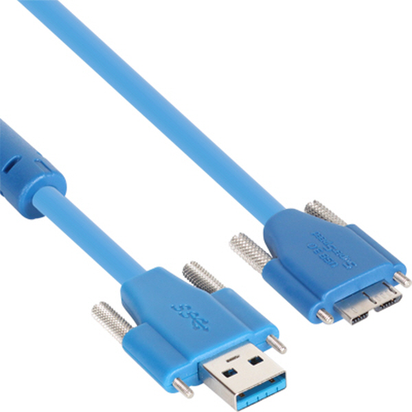 NETmate CBL-HFD302MBSS-10M USB3.0 High-Flex AM(Lock)-MicroB(Lock) 리피터 10m