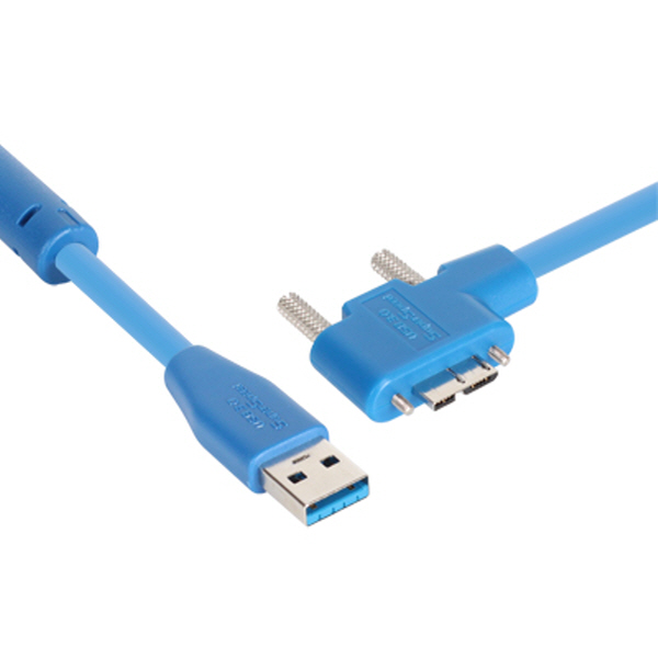 NETmate CBL-HFD302MBS-10mLA USB3.0 High-Flex AM-MicroB(왼쪽 꺾임) 리피터 10m