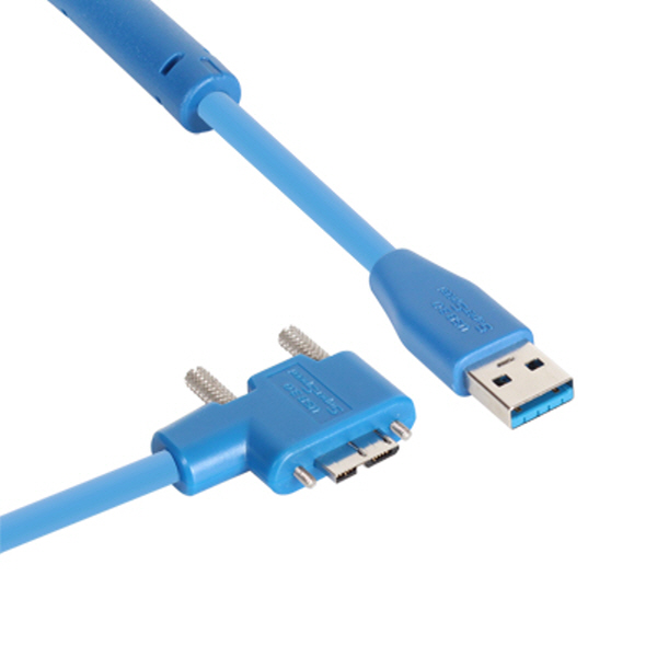 NETmate CBL-HFD302MBS-10mRA USB3.0 High-Flex AM-MicroB(오른쪽 꺾임) 리피터 10m