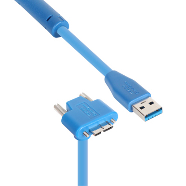 NETmate CBL-HFD302MBS-5mDA USB3.0 High-Flex AM-MicroB(아래쪽 꺾임) 리피터 5m