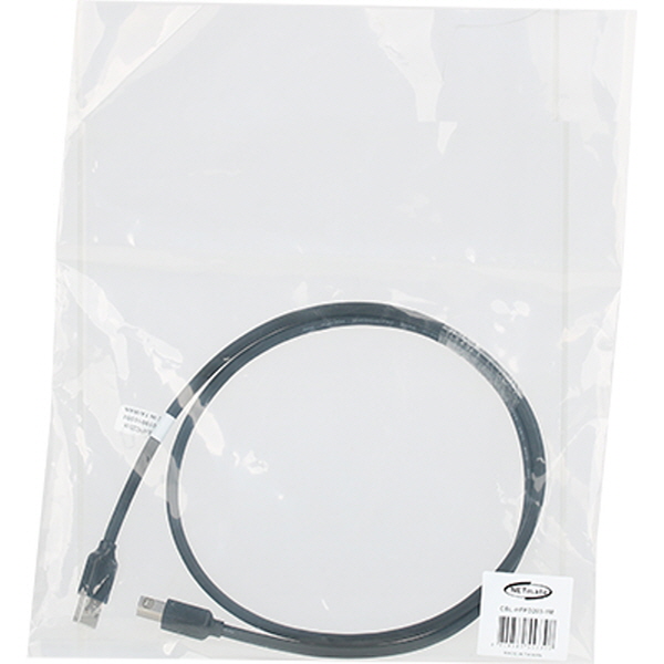 NETmate CBL-HFPD203-1M USB2.0 High-Flex AM-BM 케이블 1m