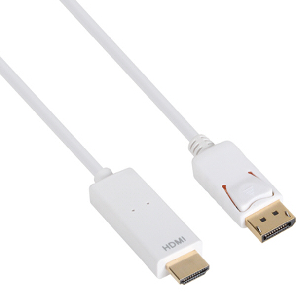 NETmate NMC-DPH2 DisplayPort 1.2 to HDMI 케이블 2m