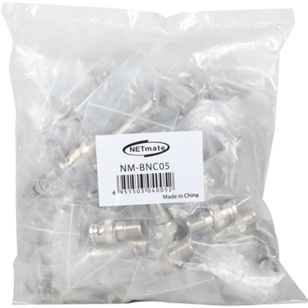 NETmate NM-BNC05 BNC(M)-RF(F) 젠더(100개)