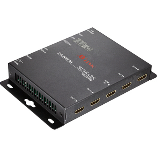 NETmate HS-1414IW 4K 지원 HDMI 1:4 분배기