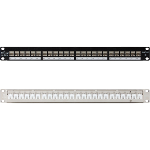 NETmate NM-SUP09 CAT.5E STP 24포트 키스톤잭 판넬(1U)