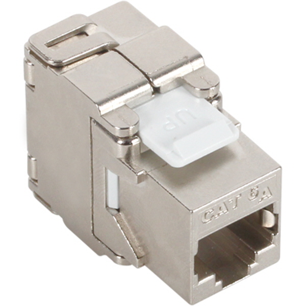 NETmate NM-SUK09 CAT.6A STP Toolless 키스톤잭(180°)