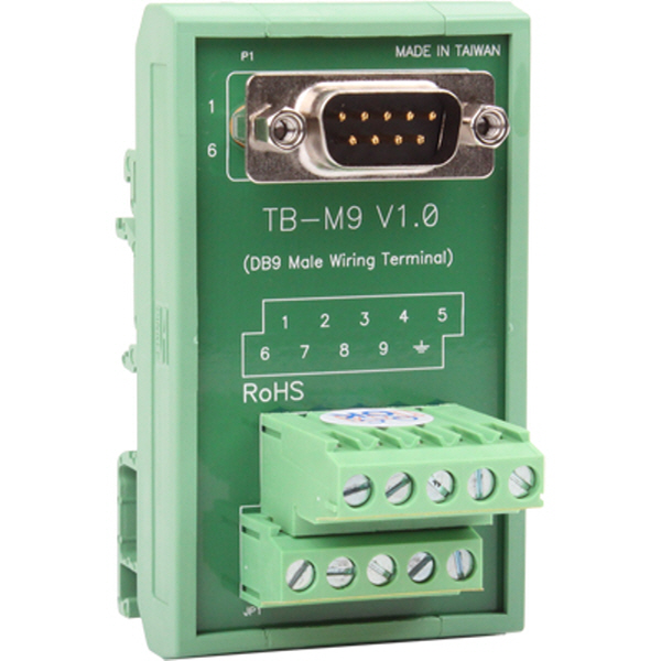 MOXA(모싸) ★재고보유★ TB-M9 DB9 Male ↔ 터미널 블록 젠더