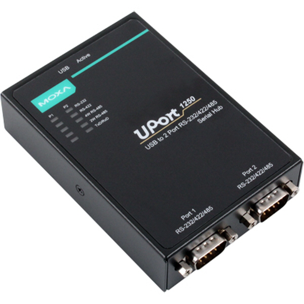 MOXA(모싸) ★재고보유★ UPort1250 USB2.0 to 2포트 RS232/422/485 시리얼 컨버터