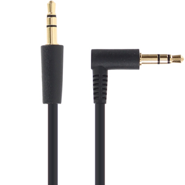 TNT NM-TNT103 초슬림 스테레오 AUX 케이블 1.5m (90° 꺾임)