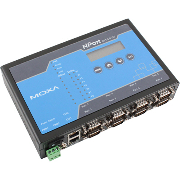 MOXA(모싸) ★재고보유★ NPort5610-8-DT 8포트 RS232 디바이스 서버