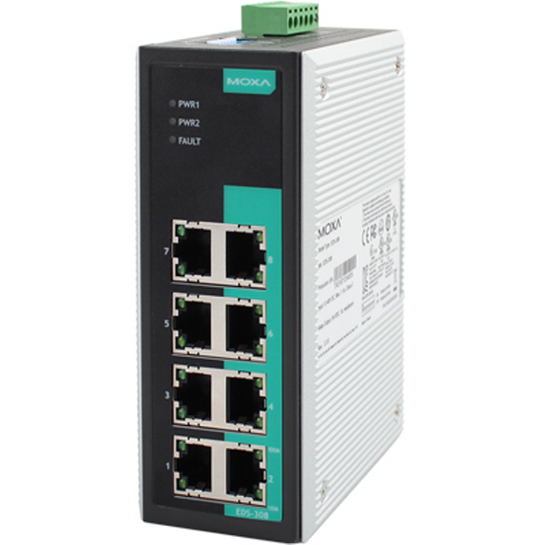 MOXA(모싸) ★재고보유★ EDS-308 산업용 8포트 스위칭 허브