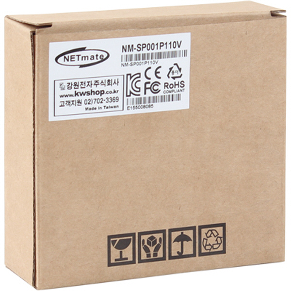 NETmate NM-SP001P110V AC 100~120V 전원용 서지보호기