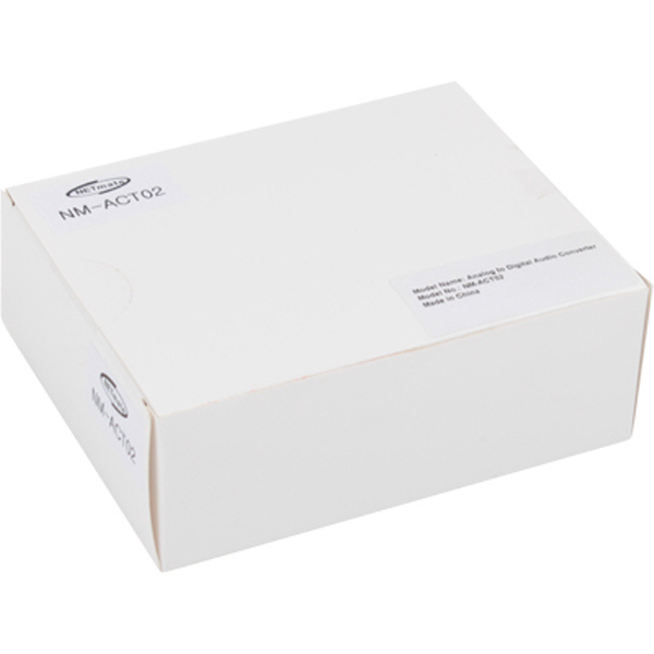 NETmate NM-ACT02 아날로그 to 디지털 오디오 컨버터[RCA to Toslink(광) + Coaxial(동축)]