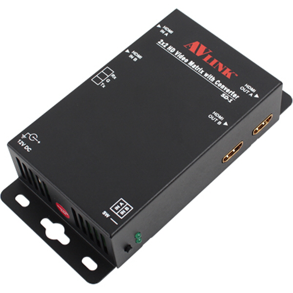 NETmate SD-1 멀티포맷 2:2 매트릭스 분배기(입/출력 HDMI x2)